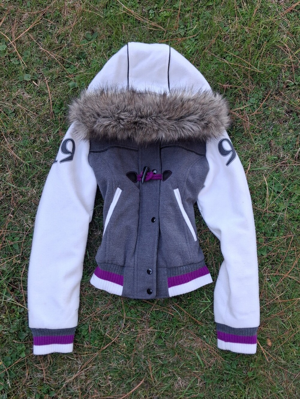 Y2K Baby Phat Fur Hood Puffer Jacket
